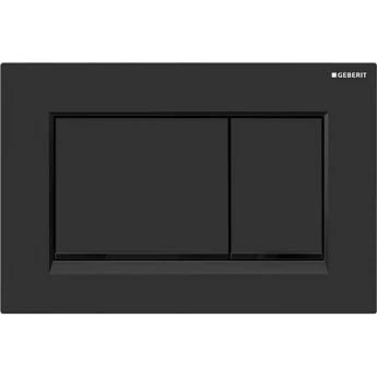 Клавиша смыва GEBERIT SIGMA 30 115.883.16.1 черный матовый лак