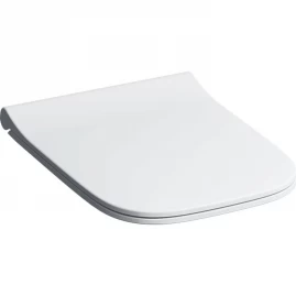 Сиденье для унитаза GEBERIT SMYLE SQUARE 500.688.01.1 с микролифтом верхнее крепление
