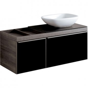 Тумба для комплекта GEBERIT CITTERIO 500.565.JJ.1 118 см темный дуб черный