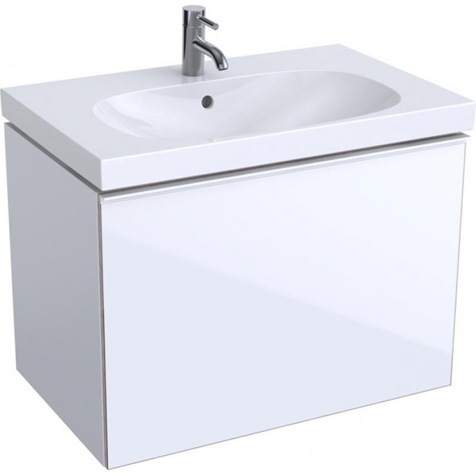 Тумба с раковиной GEBERIT KERAMAG ACANTO 500.641.01.2+500.611.01.2 Тумба с раковиной GEBERIT KERAMAG ACANTO 500.641.01.2+500.611.01.2